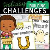 Holidays Building Challenges STEM Task Cards for Kindergarten