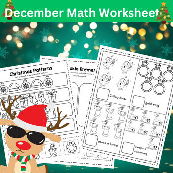 Preview of Holidays & Christmas Around the World Craft & Activities Book for Kindergarten