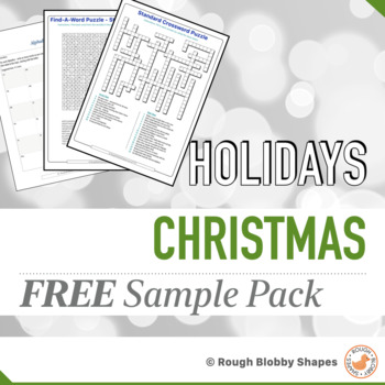 Preview of Holidays - Christmas -  Free Sample Pack