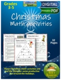 Christmas Math Activities - Print and Digital Versions