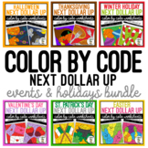 Holidays Color By Code Next Dollar Up BUNDLE