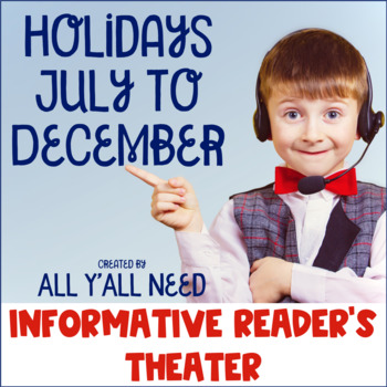 Preview of Holidays July to December Readers Theater Bundle