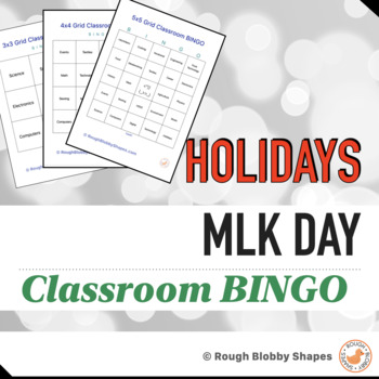 Preview of Holidays - MLK Day - BINGO