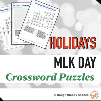 Preview of Holidays - MLK Day - Crosswords