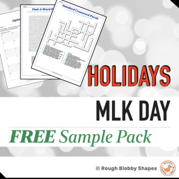 Preview of MLK Day -  Free Sample Pack