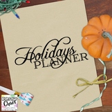 Holidays Planner Kit