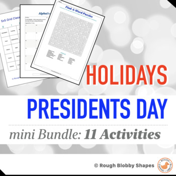Preview of Presidents Day -  mini Bundle