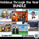 Holidays Through The Year Mini Book Bundle: 21 Mini Books