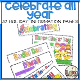 Holidays Throughout the Year | 37 Holiday Informational Po
