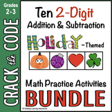 Holidays - Two-Digit Addition & Subtraction Crack the Code