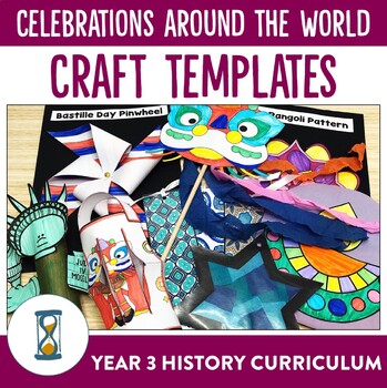 Preview of Celebrations Around the World Craft Templates