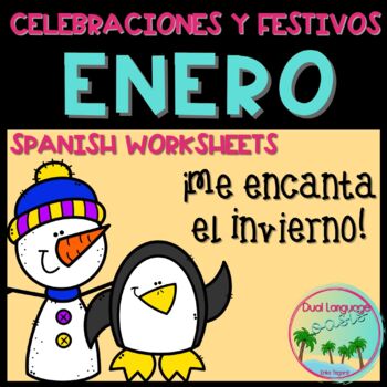 Preview of Holidays and Celebrations - Spanish Enero