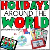 Holidays and Christmas Around the World Digital and Printable