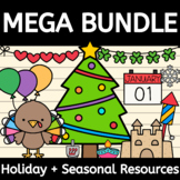 Holidays and Seasons of the Year MEGA BUNDLE for Preschool