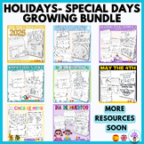 Holidays and Special Days Bundle English and Spanish