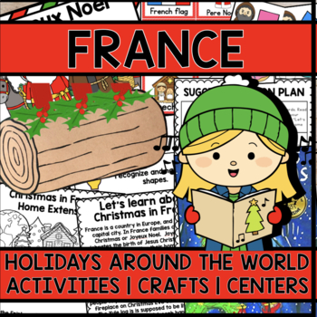 Preview of Holidays Around the World CHRISTMAS in FRANCE | Kindergarten Centers | Craft
