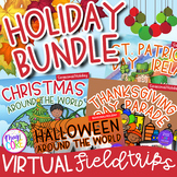 Virtual Field Trip Holidays All Year Bundle Google Slides 
