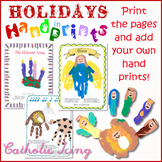 Holidays in Handprints - A DIY Christmas Activity Packet f