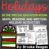 Holiday Math, Reading and Writing Activities