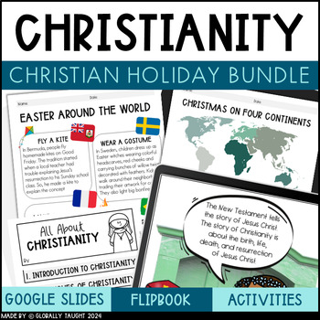 Preview of Holidays of Christianity Bundle with Easter & Christmas - Christian Holidays