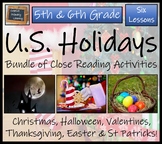 Holidays of the United States Close Reading Bundle | 5th G