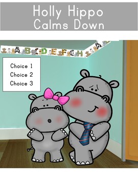Preview of Holly Hippo Calms Down- A Social Story
