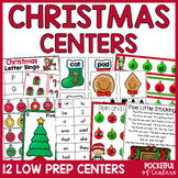 Christmas Centers Kindergarten Math and Literacy Activities