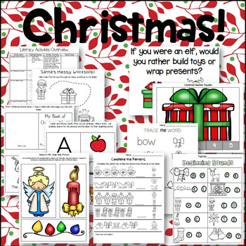 Holly Jolly Christmas: Pre-K and Kindergarten Christmas Unit | TpT