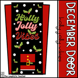 Holly Jolly Vibes Christmas Door Decoration Kit or Bulleti