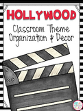 Hollywood Classroom Theme Decor EDITABLE