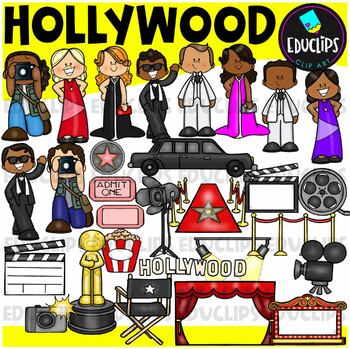 hollywood film clipart image