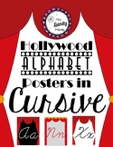 Hollywood Cursive Alphabet Posters