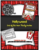 Hollywood End of the Year Party Invites