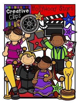 Preview of Hollywood KIDS {Creative Clips Digital Clipart}