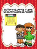 Hollywood Movie Theme Incentive Sticker Chart