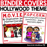 Binder Covers Hollywood Theme