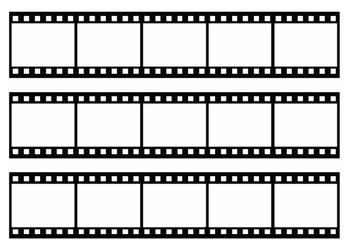Preview of Hollywood Theme Film Strip Bulletin Board Border