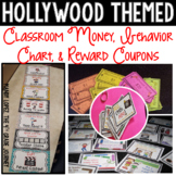 Hollywood Themed Classroom Money, Rewards & Behavior Chart