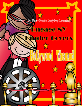 Preview of Hollywood Themed Engage NY Binder Covers