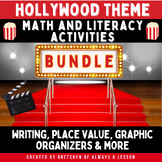 Hollywood Themed Math and Literacy Products Bundle
