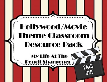 Printable Clapboard Decoration  Hollywood party theme, Hollywood