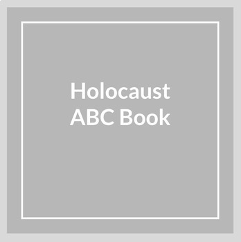 Preview of Holocaust ABC Book