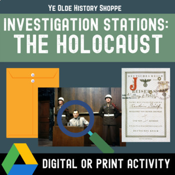 Preview of Holocaust: Digital Investigations Stations - primary sources, images, and more