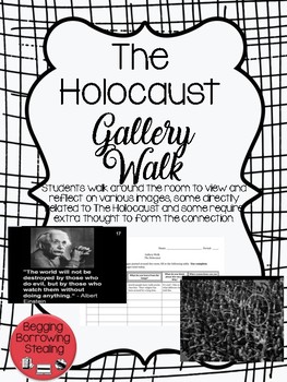 Preview of The Holocaust Gallery Walk Activity (Great for an introduction!)