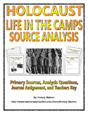 Holocaust - Life in the Camps (Source Analysis, Questions,