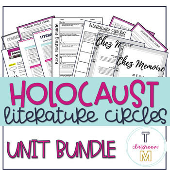 Preview of Holocaust Literature Circles Unit Bundle