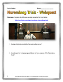Holocaust - Nuremberg Trials - Webquest with Key (World War II)