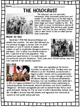 34 Holocaust Facts And Figures Worksheet Answers Worksheet Resource Plans