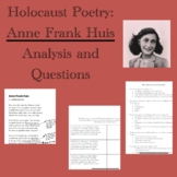 Holocaust Poetry: Anne Frank Huis by Andrew Motion