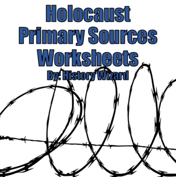 Preview of Holocaust Primary Sources Worksheets